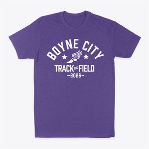 Boyne City High School Track and Field Classic Dad T-Shirt