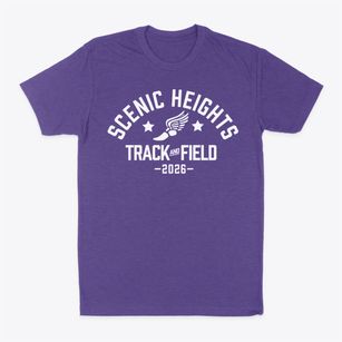 Scenic Heights Elementary School Track and Field Classic Dad T-Shirt