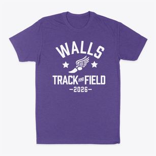 Walls Elementary School Track and Field Classic Dad T-Shirt