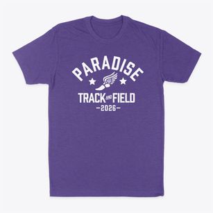 Paradise Charter Middle School Track and Field Classic Dad T-Shirt