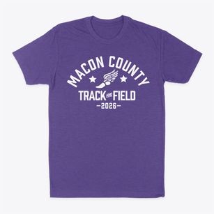 Macon County Elementary And High School Track and Field Classic Dad T-Shirt