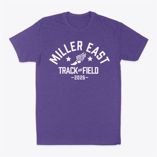 Miller East Elementary School Track and Field Classic Dad T-Shirt