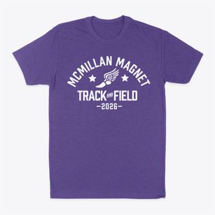 Mcmillan Magnet Center Junior High Track and Field Classic Dad T-Shirt
