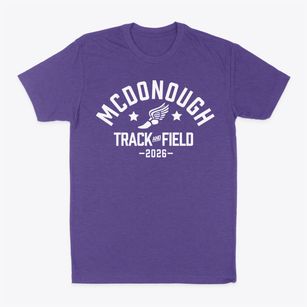 Mcdonough Elementary School Track and Field Classic Dad T-Shirt