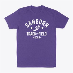 Sanborn Memorial Elementary School Track and Field Classic Dad T-Shirt