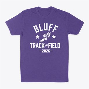 Bluff Elementary School Track and Field Classic Dad T-Shirt