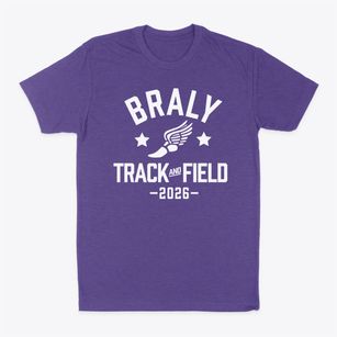 Braly Elementary School Track and Field Classic Dad T-Shirt