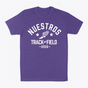 Nuestros Valores Charter School Track and Field Classic Dad T-Shirt