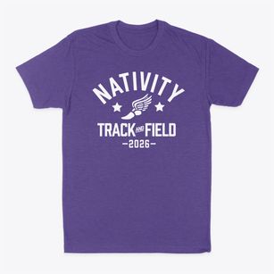 Nativity Mission School Track and Field Classic Dad T-Shirt