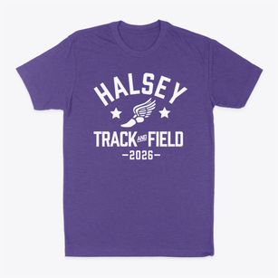 Halsey Middle School Track and Field Classic Dad T-Shirt