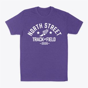 North Street Elementary School Track and Field Classic Dad T-Shirt