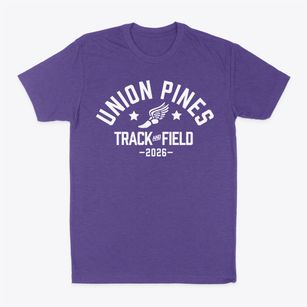 Union Pines High School Track and Field Classic Dad T-Shirt