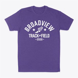 Broadview Middle School Track and Field Classic Dad T-Shirt