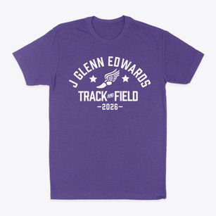 J Glenn Edwards Elementary School Track and Field Classic Dad T-Shirt
