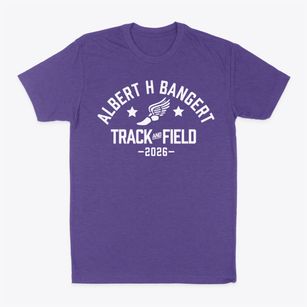 Albert H Bangert Elementary School Track and Field Classic Dad T-Shirt