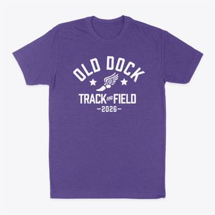 Old Dock Elementary School Track and Field Classic Dad T-Shirt