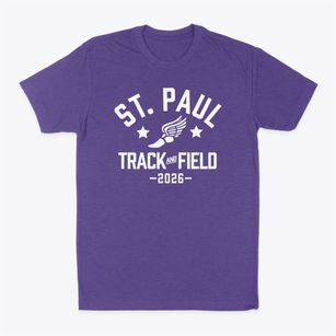 Saint Paul Lutheran School Track and Field Classic Dad T-Shirt