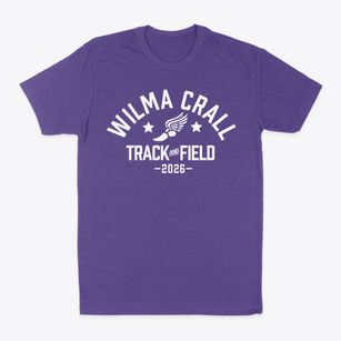 Wilma Crall Elementary School Track and Field Classic Dad T-Shirt