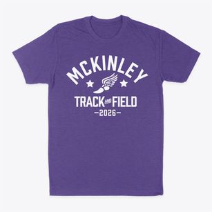 Mckinley Elementary School Track and Field Classic Dad T-Shirt