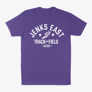 Jenks East Elementary School Track and Field Classic Dad T-Shirt