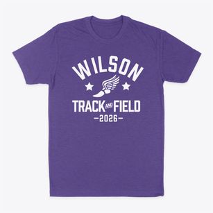 Wilson Elementary School Track and Field Classic Dad T-Shirt