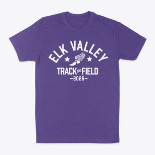 Elk Valley Elementary School Track and Field Classic Dad T-Shirt