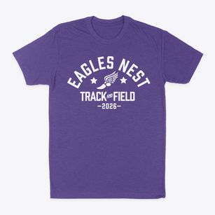 Eagles Nest Academy Track and Field Classic Dad T-Shirt