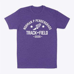 Norman P Pendergrass Fairwold School Track and Field Classic Dad T-Shirt