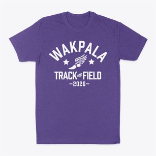 Wakpala School Track and Field Classic Dad T-Shirt