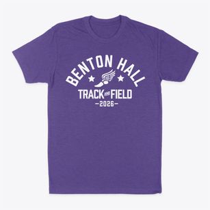 Benton Hall Academy Track and Field Classic Dad T-Shirt