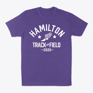Hamilton Middle School Track and Field Classic Dad T-Shirt