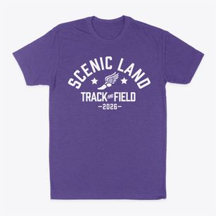 Scenic Land School Track and Field Classic Dad T-Shirt