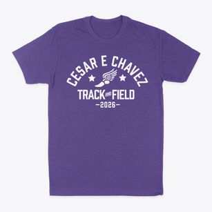 Cesar E Chavez School Track and Field Classic Dad T-Shirt