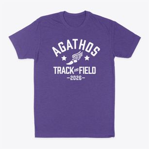 Agathos Classical School Track and Field Classic Dad T-Shirt