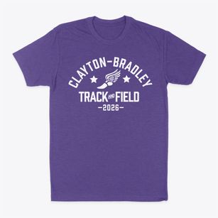 Clayton-bradley Academy Track and Field Classic Dad T-Shirt