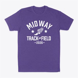 Midway High School Track and Field Classic Dad T-Shirt
