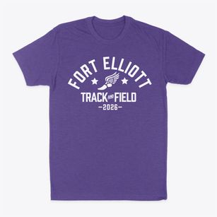Fort Elliott Elementary School Track and Field Classic Dad T-Shirt