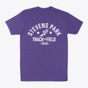 Stevens Park Elementary School Track and Field Classic Dad T-Shirt