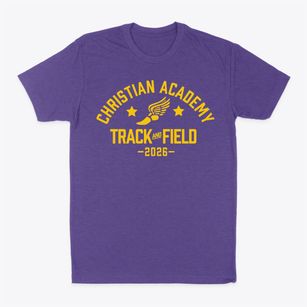 Christian Academy Track and Field Classic Dad T-Shirt