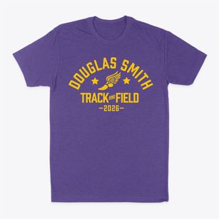 Douglas Smith Elementary School Track and Field Classic Dad T-Shirt