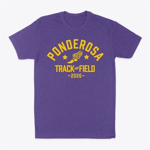 Ponderosa Elementary School Track and Field Classic Dad T-Shirt