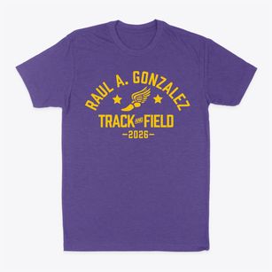 Justice Raul A. Gonzalez Elementary Track and Field Classic Dad T-Shirt