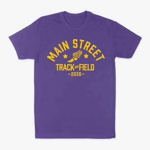 Main Street Middle School Track and Field Classic Dad T-Shirt