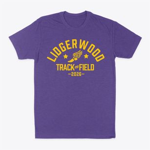 Lidgerwood Elementary School Track and Field Classic Dad T-Shirt