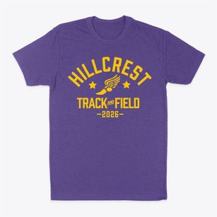 Hillcrest Elementary School Track and Field Classic Dad T-Shirt