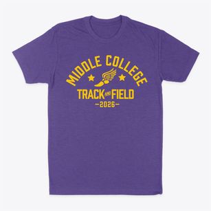Middle College High School Track and Field Classic Dad T-Shirt