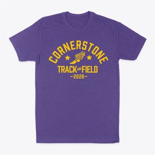 Cornerstone Christian Academy Track and Field Classic Dad T-Shirt