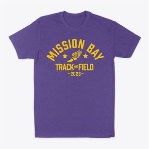 Mission Bay High School Track and Field Classic Dad T-Shirt