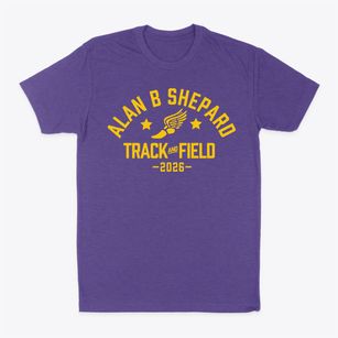 Alan B Shepard School Track and Field Classic Dad T-Shirt