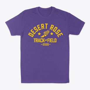 Desert Rose Elementary School Track and Field Classic Dad T-Shirt